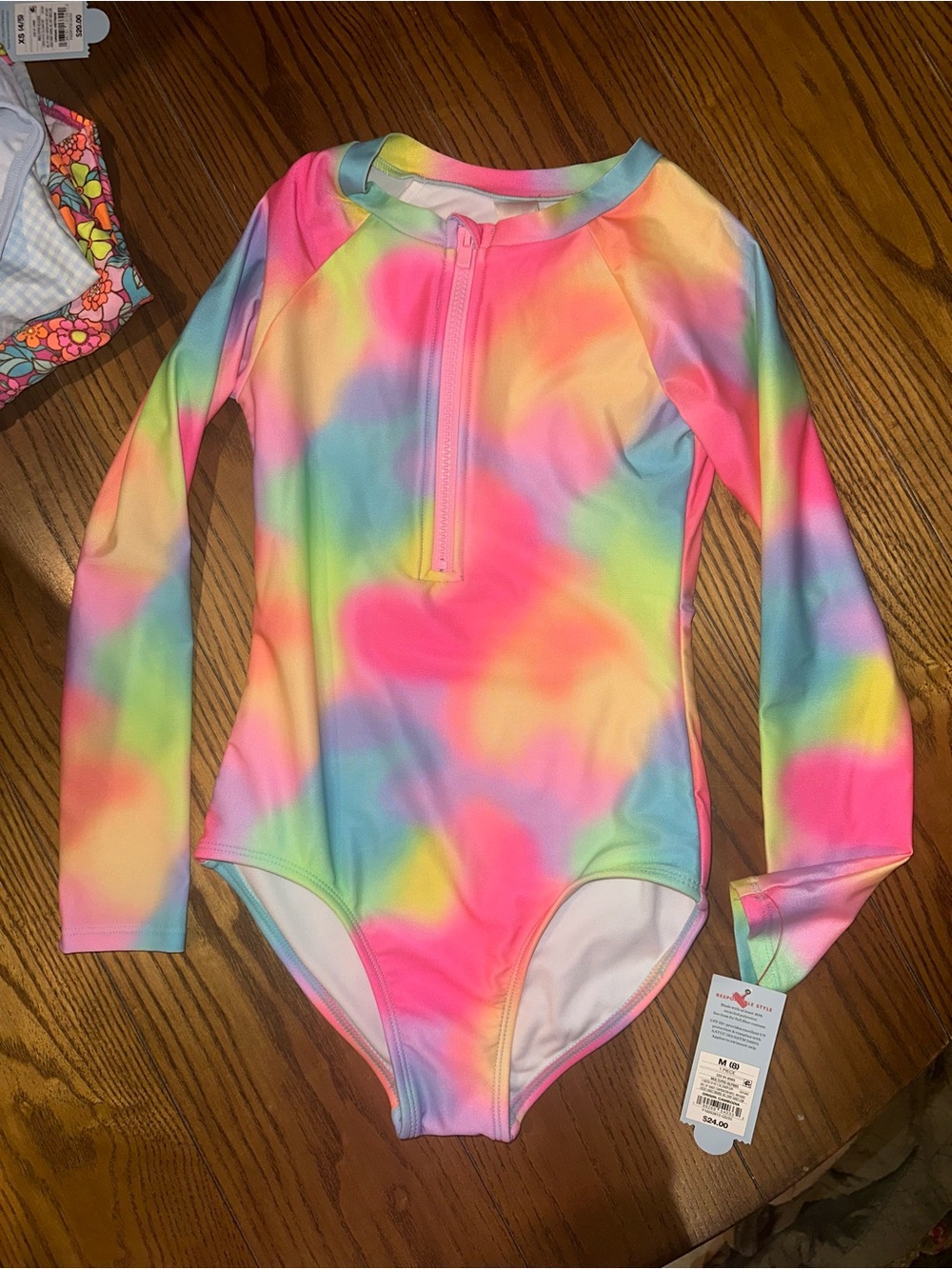 Cat & Jack girls 1 piece swimsuits NWT
